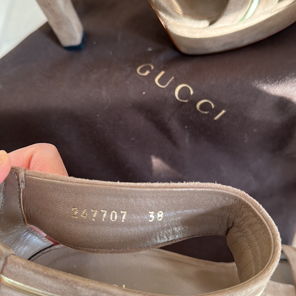 Gucci nude platform 4 1/2”. Size 38​​​​​​​​​​​​​​​​ - Picture 6 of 8